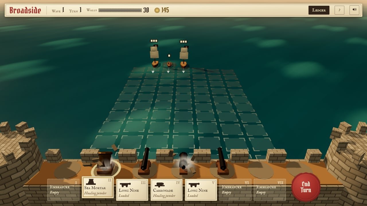 Broadside gameplay